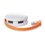 USB jagaja x 4, Roundhub, oranz 2