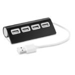 USB jagaja x 4 , Aluhub, must 3