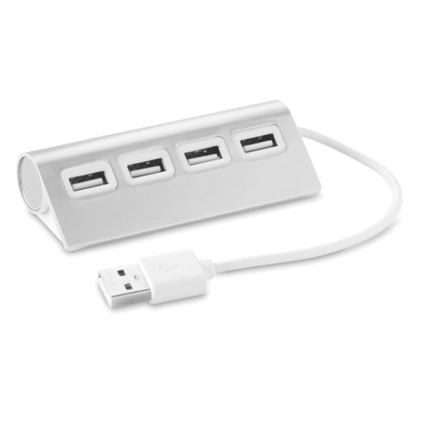 USB jagaja x 4 , Aluhub, matt hobe