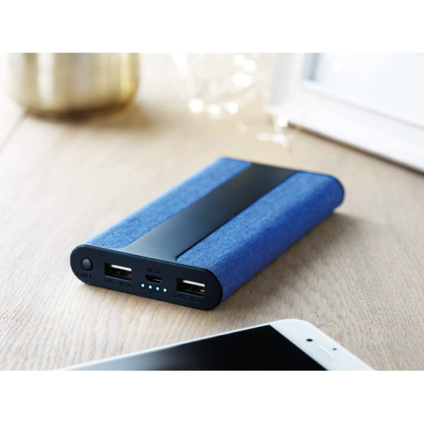 Akupank 6000 mAh, Powerfabric, sinine