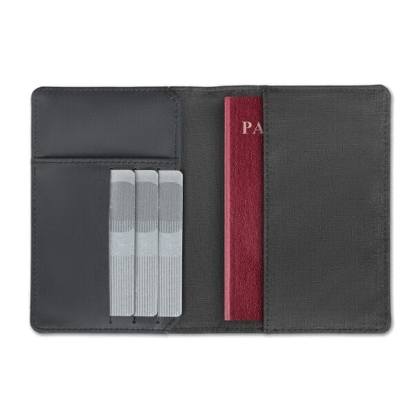 2 Tone passport holder, Shieldoc