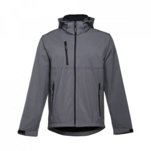 ZAGREB. Men's softshell with removable hood - Image 5