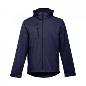 ZAGREB. Men's softshell with removable hood - Image 8