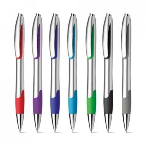 Plastikust pastapliiats MILEY SILVER - Image 3