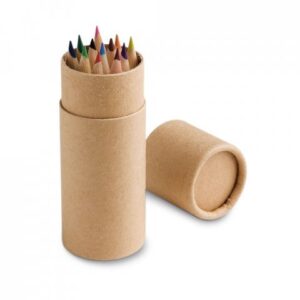 CYLINDER. Pencil box with 12 coloured pencils - Image 3